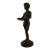 Vintage Classical Figurative Statue Holding Seashell on Round Base For Sale