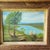 Vintage Original Acrylic Framed Still Life Painting Landscape Serene Yucca Trees River For Sale - Image 14 of 18
