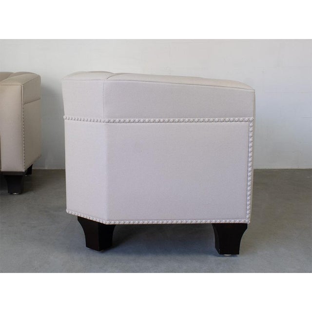 Set of Palais Stoclet Armchairs for Wittmann For Sale - Image 6 of 11