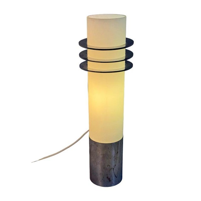 Contemporary Dutch Opaline Glass Wall Sconce on Chrome Base from Glashütte Limburg For Sale - Image 3 of 9