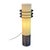 Contemporary Dutch Opaline Glass Wall Sconce on Chrome Base from Glashütte Limburg For Sale - Image 3 of 9