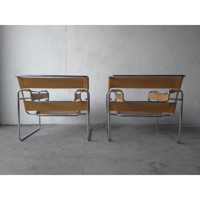 Knoll Vintage Set of Knoll Wassily Chairs by Marcel Breuer For Sale - Image 4 of 14