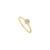 14k Solid Gold Modern Cluster Diamond Engagement Ring for Her Size 5.5 For Sale In New York - Image 6 of 9