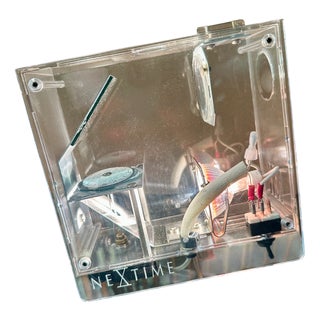 Futuristic Nextime Beamer Clock, 1980s For Sale