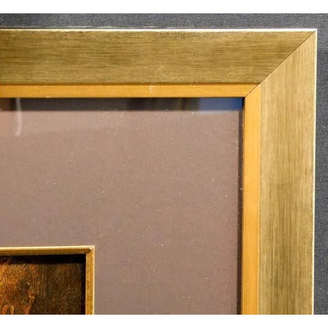 Impressionist "Untitled" Mixed Media With Oil Acrylic Painting by Irina Russkol, Hand Signed & Framed For Sale - Image 3 of 5