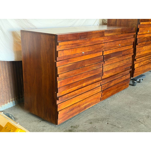 West Elm Customized West Elm Stria 6-Drawer Dresser With Integrated Organizers & Locks For Sale - Image 4 of 9