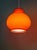 Vintage Orange Opaline Pendant Lights, 1960s, Set of 3 For Sale - Image 9 of 12