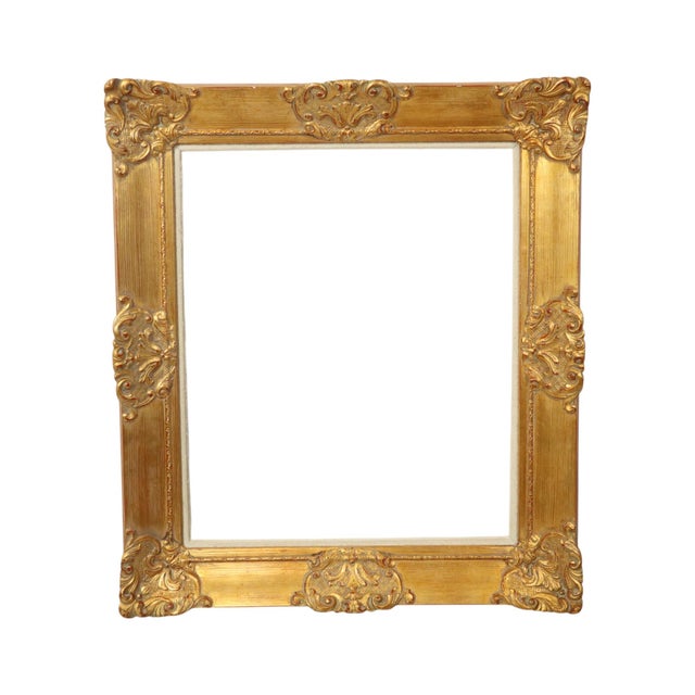Large Vintage Baroque Style Gilt Frame For Sale - Image 15 of 15