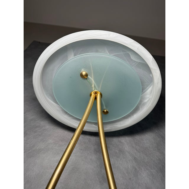 Italian Modern Gilt Table Lamp with Dimmer, 2000s For Sale - Image 6 of 17