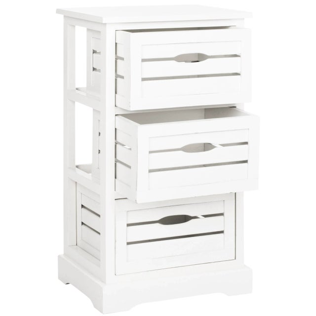 The stylish 3 Drawer cabinet is the charanswer to all your organizational needs. Crafted of 100% pine wood in distressed...