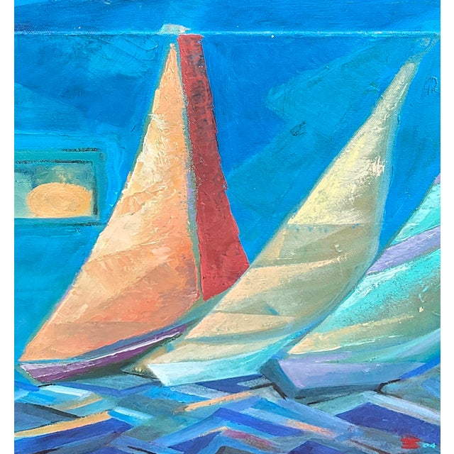 2000 - 2009 “Window of Opportunity” Abstract Oil Painting For Sale - Image 5 of 11