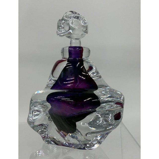 1990s Vintage Leon Applebaum Art Glass Parfumé Bottle For Sale - Image 5 of 13