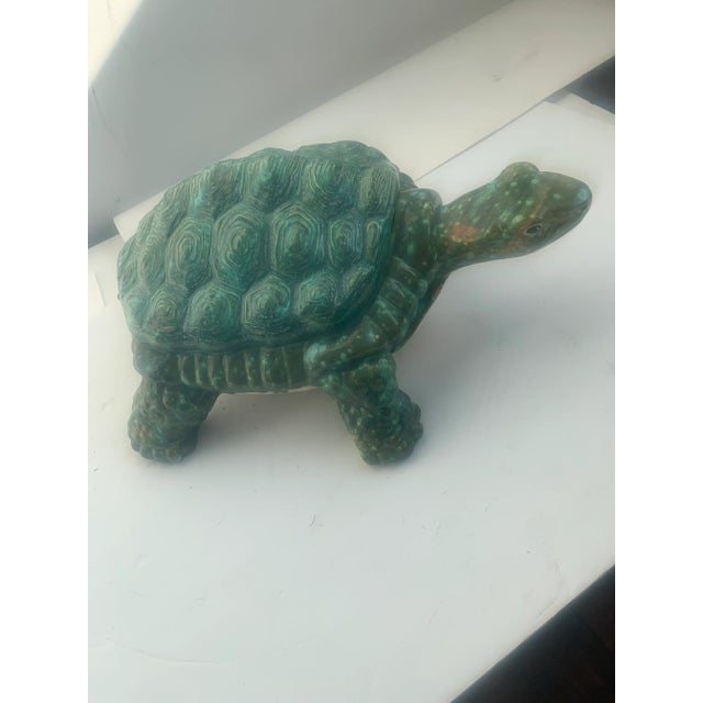 1970s Vintage Ceramic Turtle For Sale In Providence - Image 6 of 6