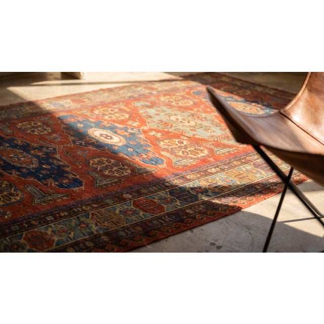 19th Century Caucasian Soumak Carpet ( 5' x 8'3" - 153 x 252 ) For Sale In New York - Image 6 of 8
