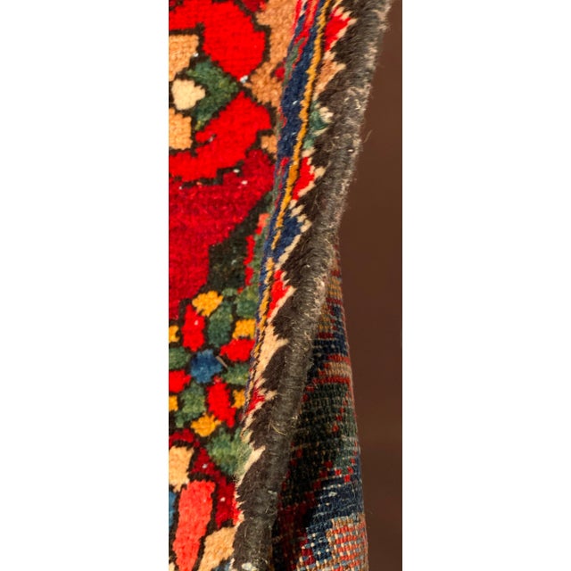 Persian Semi Antique Bakhtiari Hand-Knotted 11' X 14'1'' For Sale - Image 9 of 10