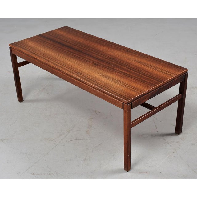 Wood Swedish Casino Table in Rosewood by Sven Engstrom & Gunnar Myrstrand for Tingstroms, 1960s For Sale - Image 7 of 8