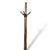 Contemporary Rustic Live Edge Wood Coat Stand For Sale - Image 3 of 8