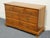 SPRAGUE and CARLETON Solid Hard Rock Maple Colonial / Early American 52" Double Dresser 33" High 52.75" Wide 19.25" Deep...