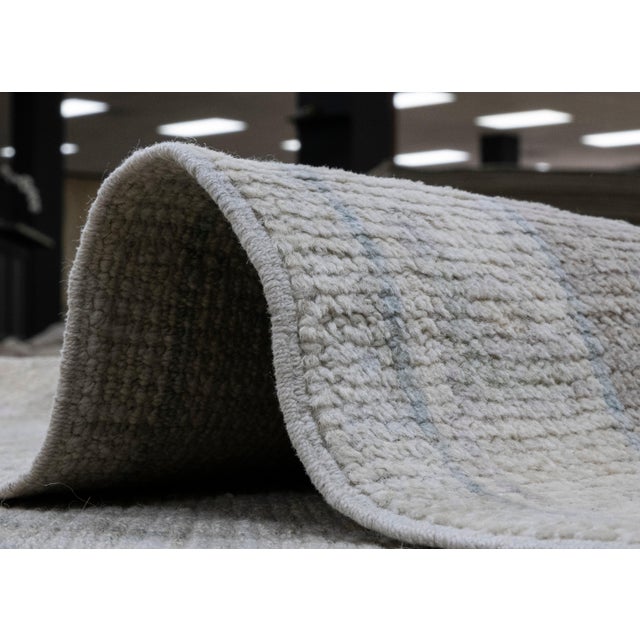 Blue Turkish Oushak Rug 8'7" x 10'2" For Sale - Image 8 of 8