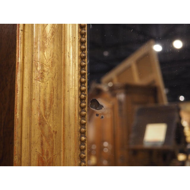Petite French Giltwood Louis Philippe Style Mirror, Circa 1870 For Sale - Image 12 of 18