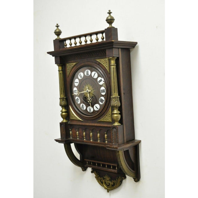 Antique French Empire Victorian Bronze Ormolu Walnut Vatican Wall Clock Chairish Buy french antique ormolu clocks and get the best deals at the lowest prices on ebay! antique french empire victorian bronze ormolu walnut vatican wall clock