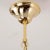 Hollywood Regency Italian Mid-Century Brass Lamp with Blown Murano Glass Straws For Sale - Image 9 of 10