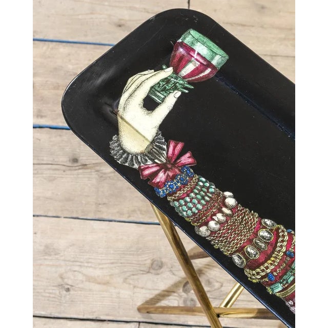 1950s Tray with Base by Piero Fornasetti, 1950s For Sale - Image 5 of 8