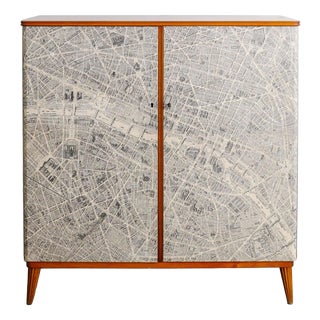 Swedish Mid-Century Wooden Cabinet attributed to Josef Frank, 1950s For Sale