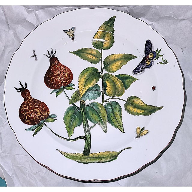 1980s Chelsea Botanical Plates by Mottahedah, Set of 12 For Sale In West Palm - Image 6 of 10