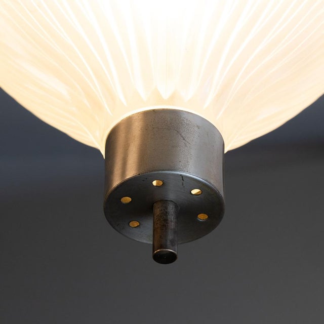 Metal Polinnia Pendant Lamp in Glass and Steel by BBPR for Artemide, 1950s For Sale - Image 7 of 14