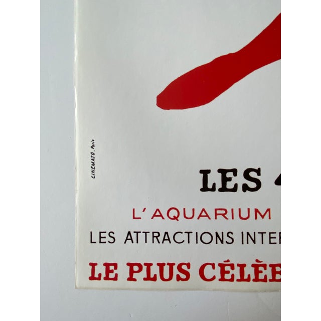 Original Vintage Bal du Moulin Rouge Fascination Offset Poster by René Gruau, 1980s For Sale - Image 6 of 12