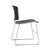 Steelcase Steelcase Black Max Stacker Stacking a Set of 25 Chairs Plus Original Dolly For Sale - Image 4 of 13