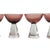 Vintage Art Deco Glass Carafe and Glasses in Mulberry Purple, 1950s, Set of 6 For Sale - Image 9 of 14