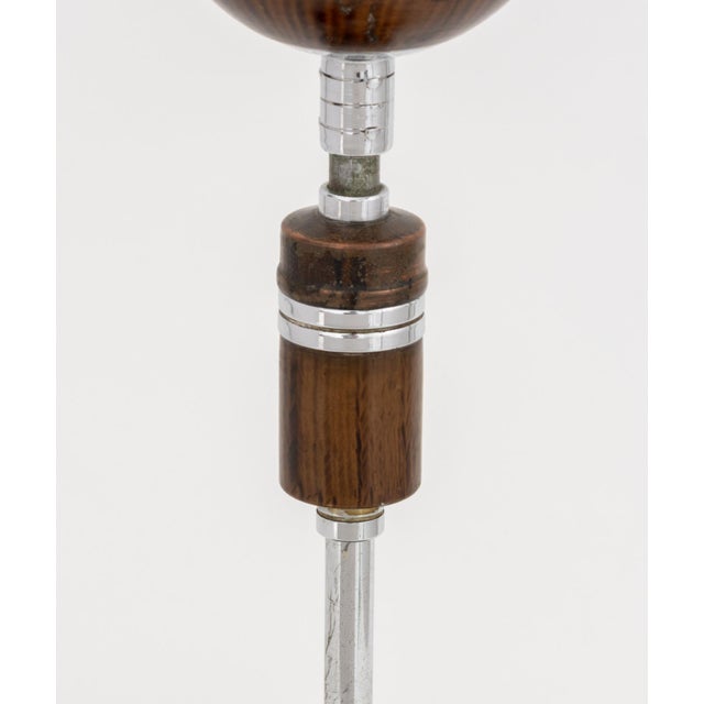 1930s Art Deco Belmet "Rollodor" Self-Leveling Rolling Walnut Ashtray, Circa 1930 For Sale - Image 5 of 11
