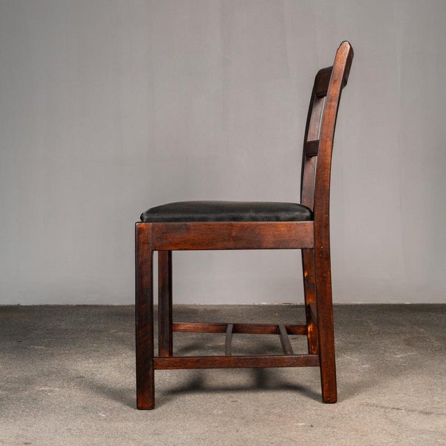 Wood Art Deco Side Chairs, 1930s, Set of 2 For Sale - Image 7 of 17