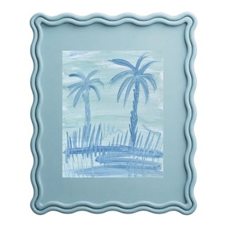 Fairhope Wavy Framed Palm Study II For Sale