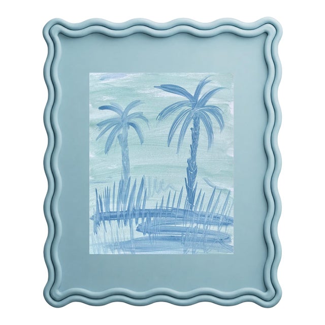 Fairhope Wavy Framed Palm Study II For Sale