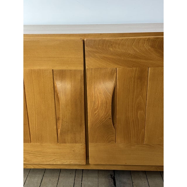 Sideboard in Oiled Elm from Maison Regain, 1970s For Sale - Image 12 of 13