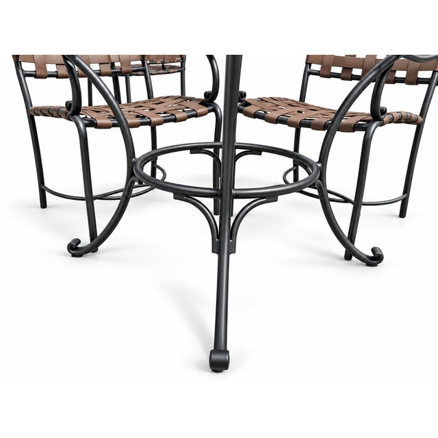 Brown Jordan Brown Jordan Patio Table and 4 Chairs For Sale - Image 4 of 5