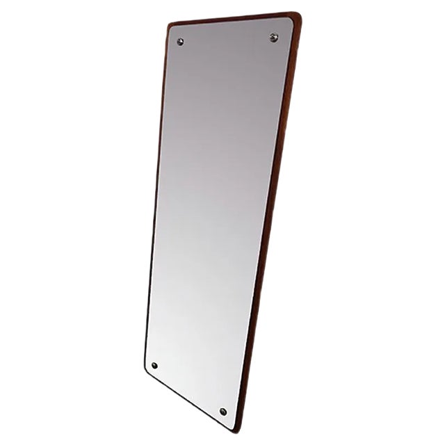 Small Danish Teak Mirror from Jansen Spejle, 1960s For Sale