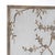 Metal Aged Silver Plum Blossom Fireplace Screen Iron For Sale - Image 7 of 12