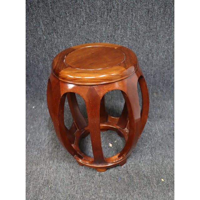 Chinese garden seat side plant stand , made of solid rosewood