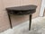 1980s Regency Black and Gold Demilune Console Table For Sale - Image 5 of 10