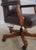 Ethan Allen Burgundy Leather Desk Chair For Sale - Image 13 of 18