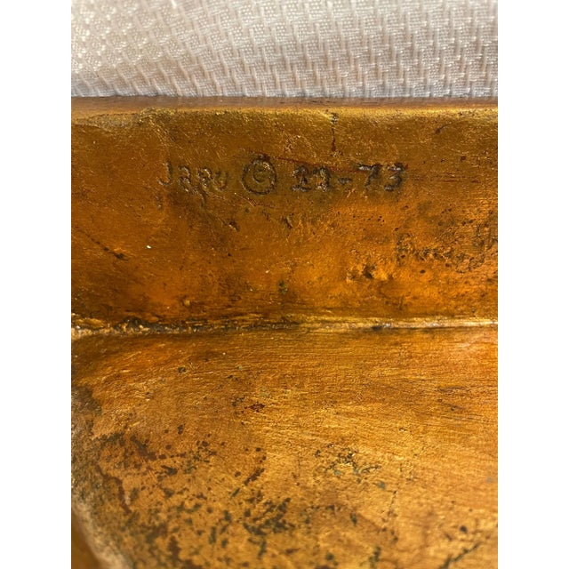 1970s Jaru Decorative Gilded Wall Jardiniere Planter Bracket For Sale - Image 10 of 12