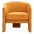 Londyn Upholstered Accent Chair - Pumpkin Orange For Sale