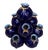 Large Unusual English large Majolica flower holders vase in a form of ten sacks tied with yellow rope, circa 1880....