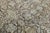Antique Mahal Hand-Knotted Wool Rug in Neutral Mocha, Espresso, & Ice Blue For Sale - Image 10 of 12