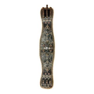 Mid-Century Jeweled Leather Trophy Belt For Sale