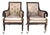 Classical Style Leather Armchairs by Baker - Set of 2 For Sale